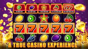Colourful slot machine reels on a mobile screen showing slotvip slots section